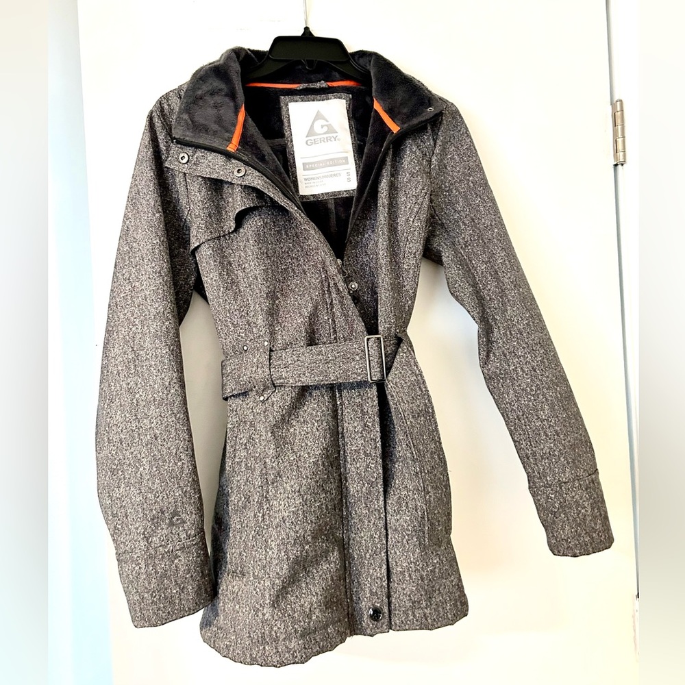 Gerry Weber Women's Gray Belted Coat